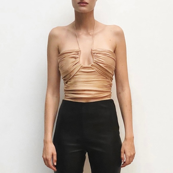 ZARA BLOGGER NWT 2 piece style bundle top + pants - Picture 4 of 12